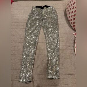 Bear Dance Glittering Sequin Women's Leggings